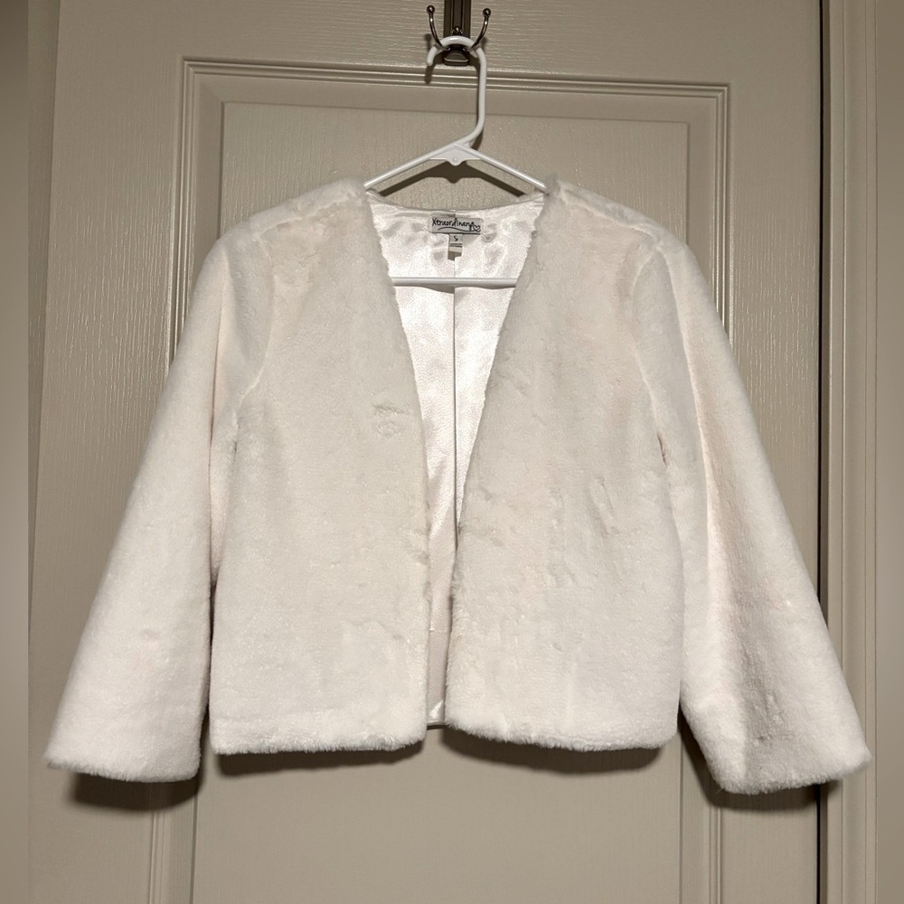 Xtraordinary Cream Teddy Jacket